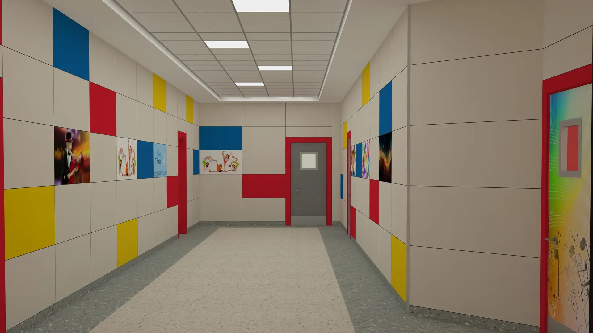Turnkey interiors for schools.